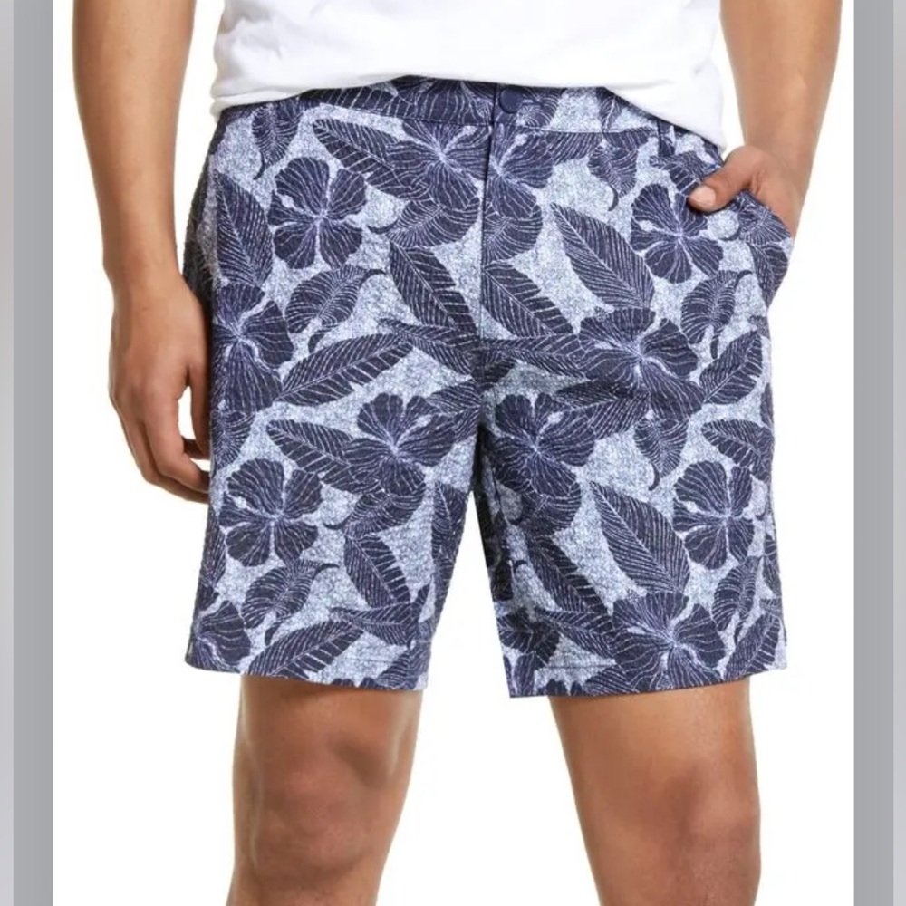 RHÔNE Seersucker men’s shorts